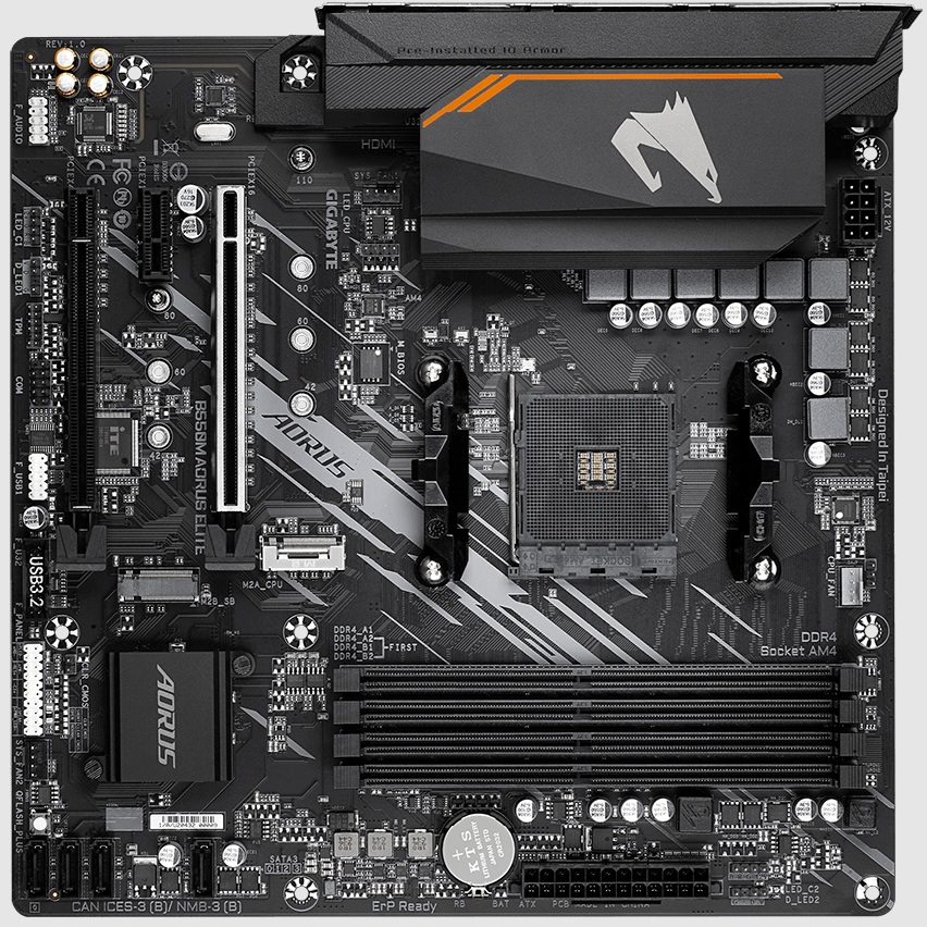 Gigabyte - B550M-AORUS-ELITE -   