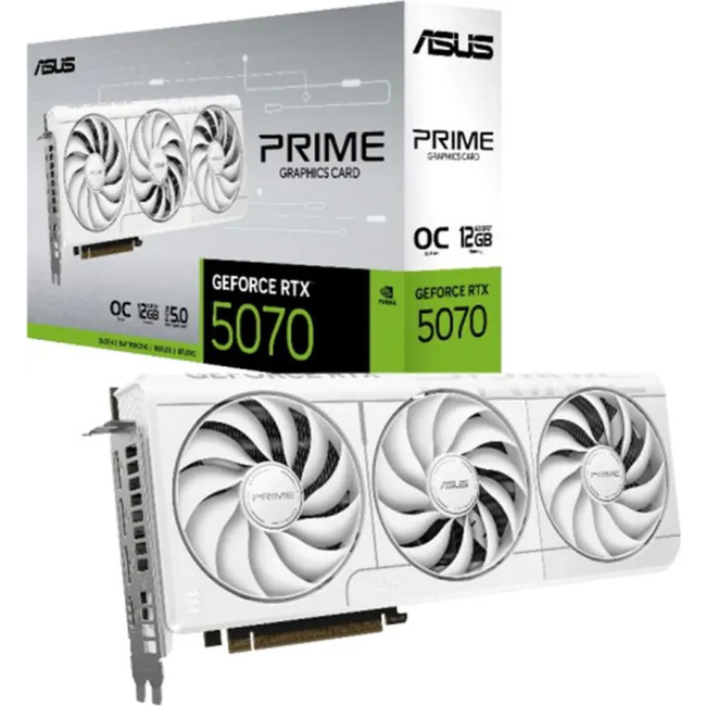 ASUS - DUAL-RTX5070-O12G-WHITE -   