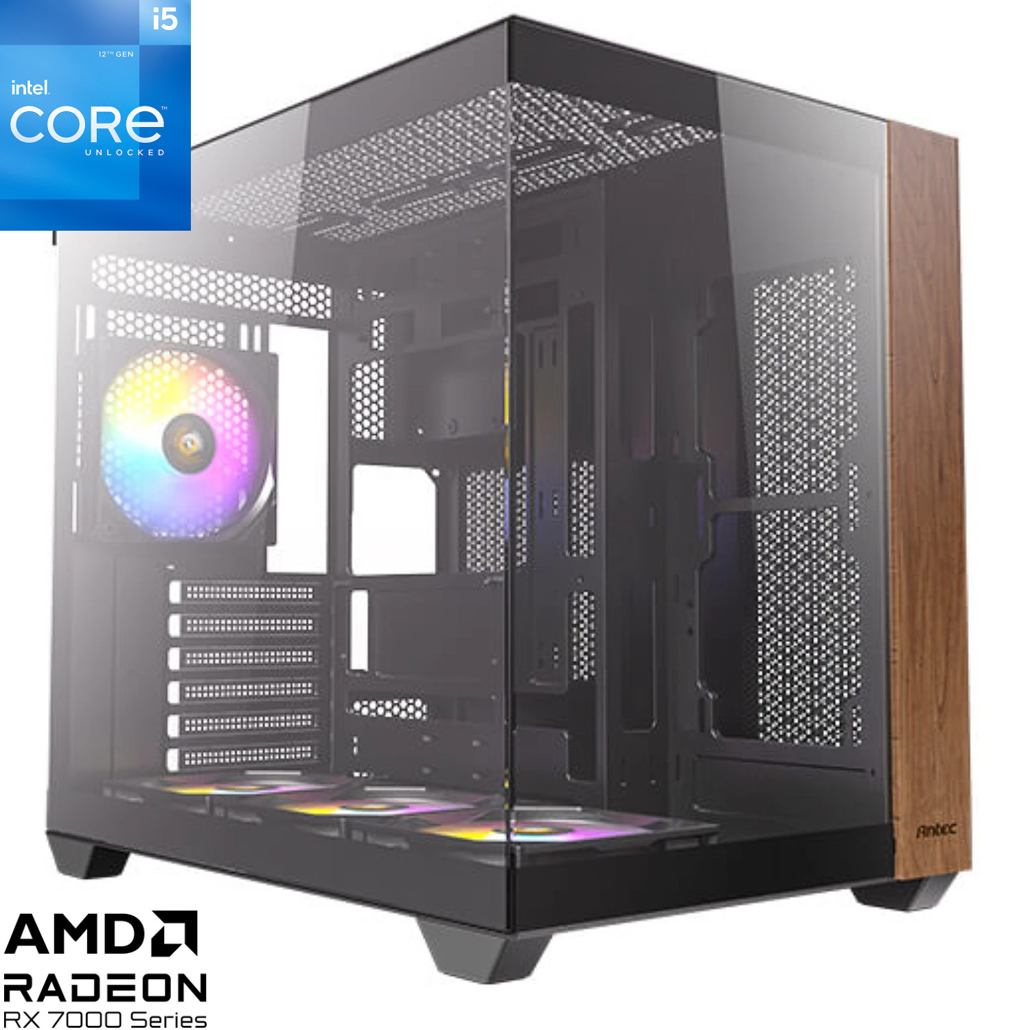 Plonter - Woody-I5-RX7800XT-32D4 - התמונה להמחשה בלבד